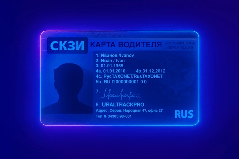 Карты водителя для тахографов: выдача, замена и продление | UralTrackPro
