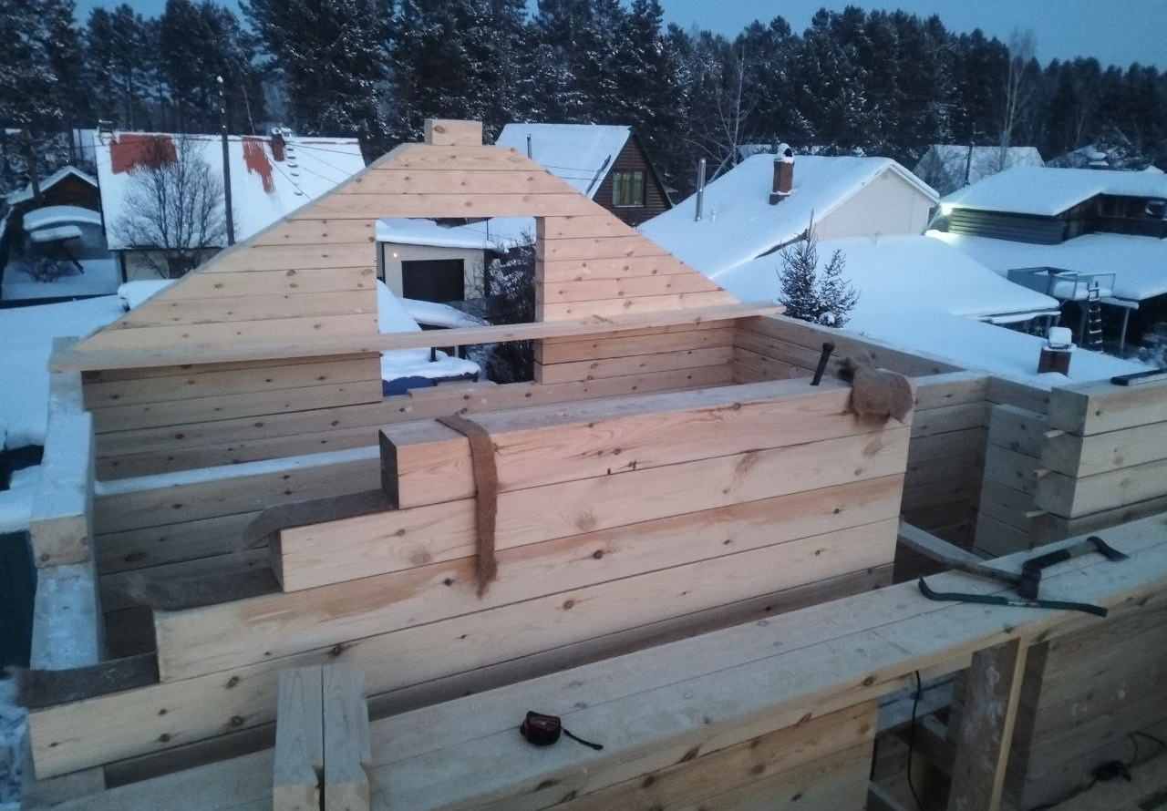 Готовый дом из газобетона