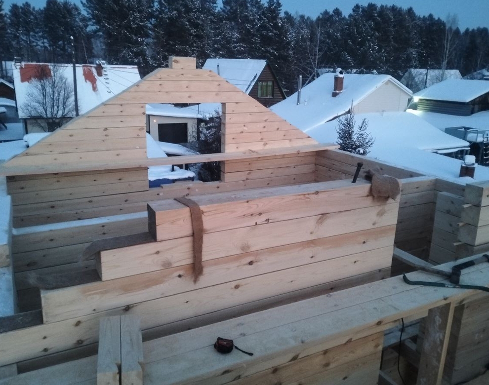 Готовый дом из газобетона