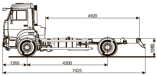 Шасси ГАЗон Next С41R13/C41R33