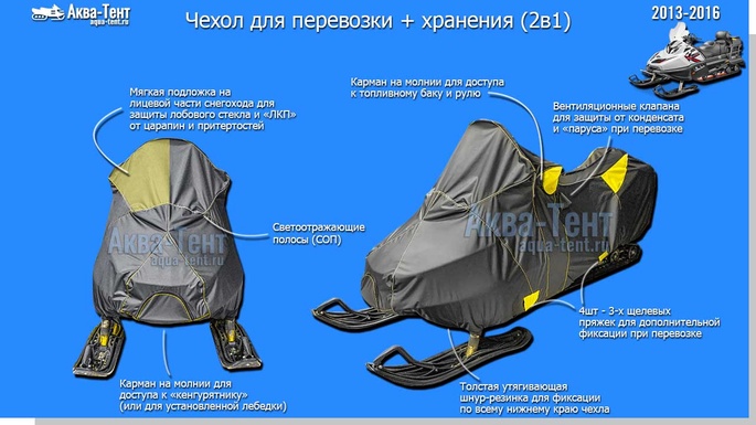 Чехол для снегохода