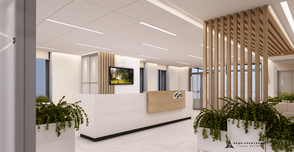 Дизайн холла клиники Корд