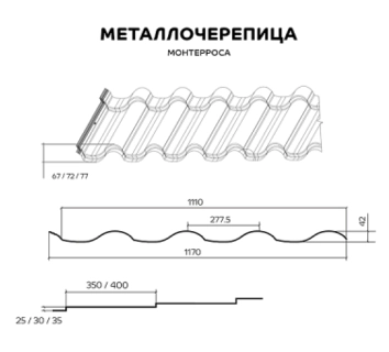 Польская металлочерепица Futur