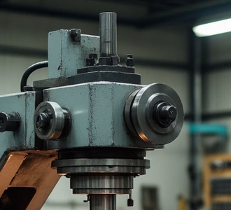 Процесс механической обработки на станке