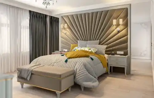 Мягкие полосы на стену в виде лучей