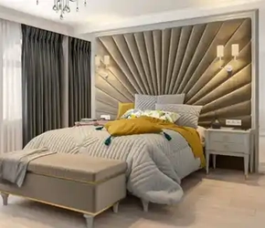 Мягкие полосы на стену в виде лучей