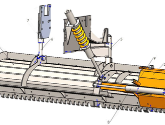 Грейдерный отвал АГОН-3.3 Торговый дом УЗДМ