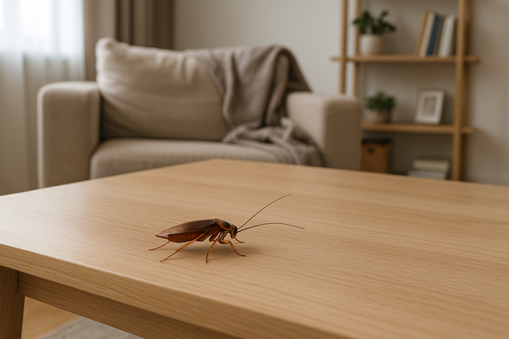 Таракан в гостиной