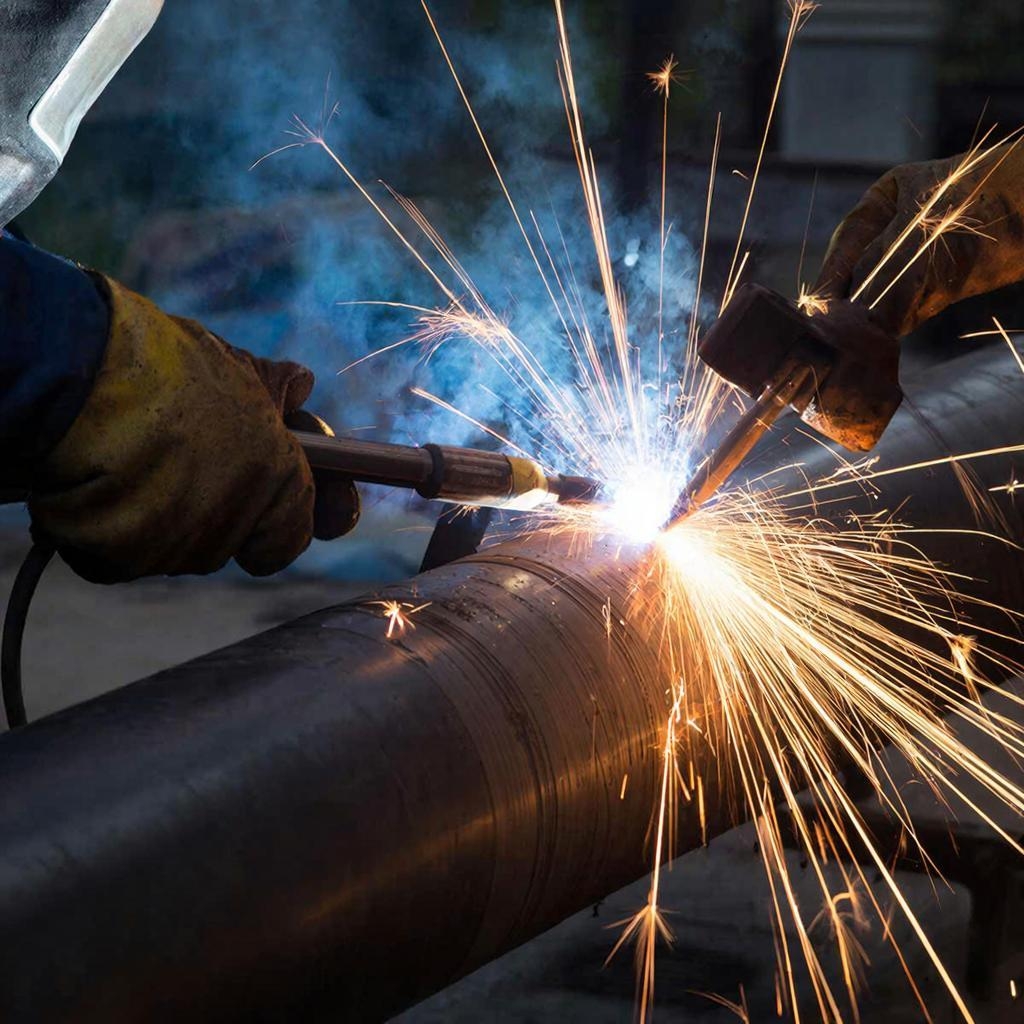 Вертикальная сварка снизу вверх