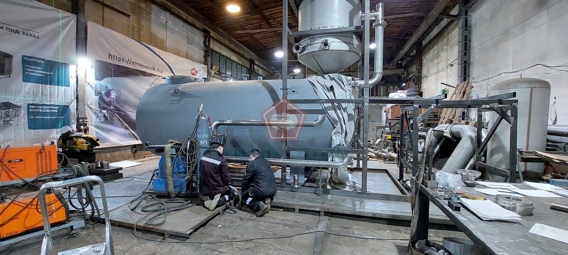емкости из коррозионностойкой нержавеющей стали AISI316L