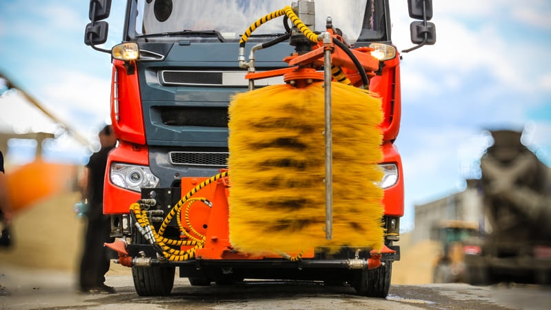 Мойка барьерных ограждений для КДМ