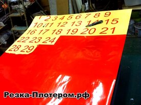 резка плотером 17