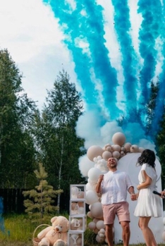 дневной фейерверк для гендер пати Красноярск
