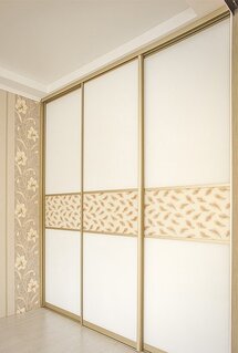 Встроенный шкаф купе двери с рисунком
