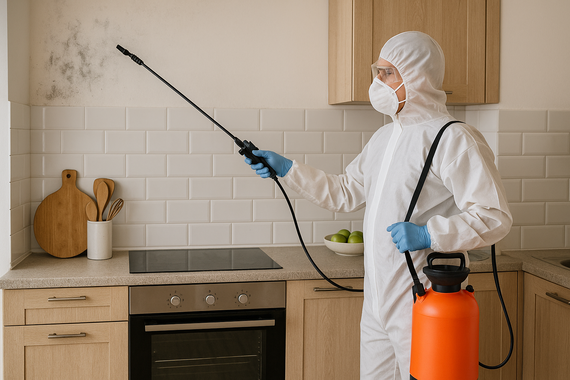 Дезинфекция кухни от грибка