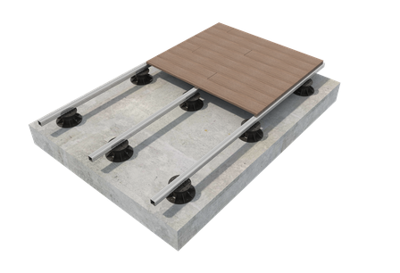 Терраса у дома монтаж