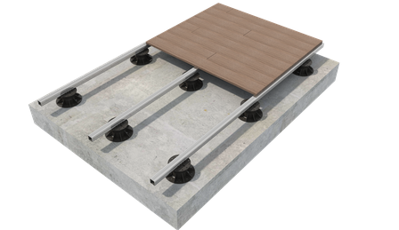 Терраса у дома монтаж