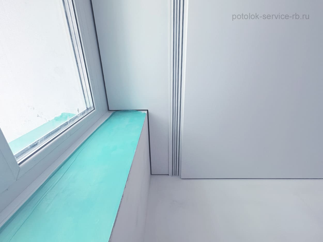 Теневой натяжной потолок с карнизом ПК-5