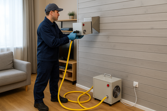 СВЧ обработка дома внутри