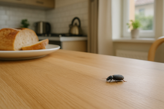 Жук на столе 