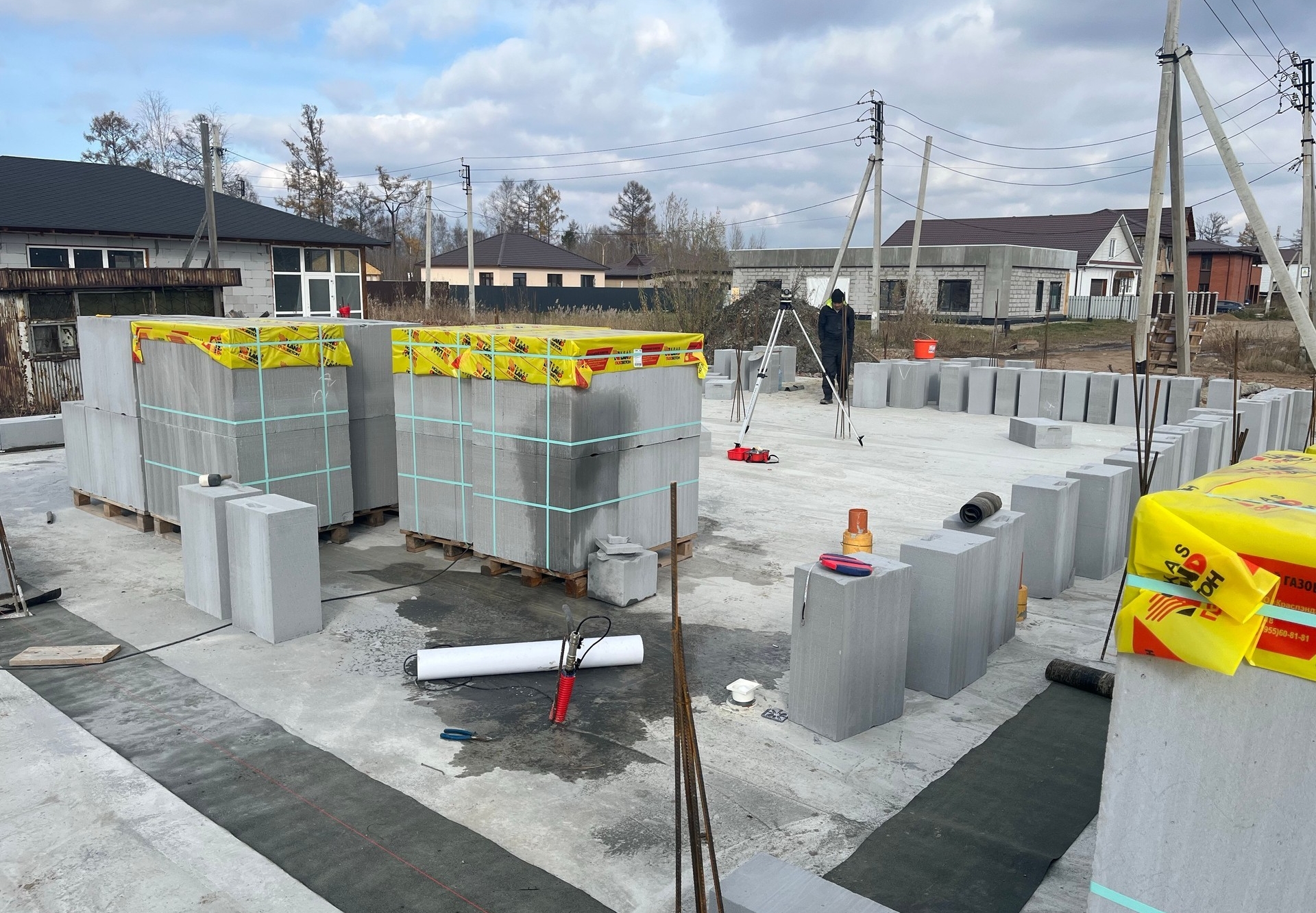 Готовый дом из газобетона