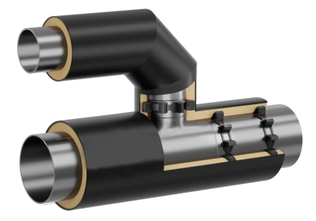 Тройник параллельный с завода MSC Continental для теплоизоляции трубопроводов в Астане и Казахстане