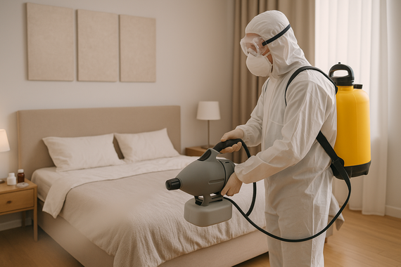 Дезинфекция спальни