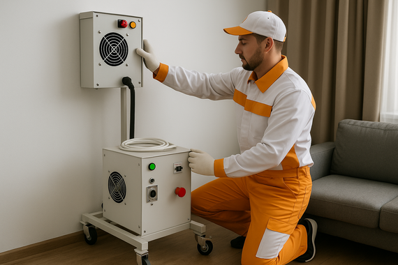 СВЧ сушка стены