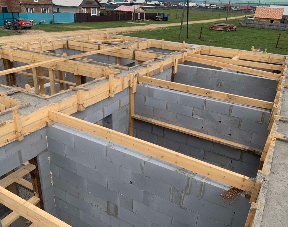 Готовый дом из газобетона