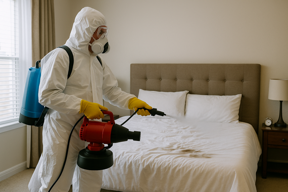 Дезинфекция спальни