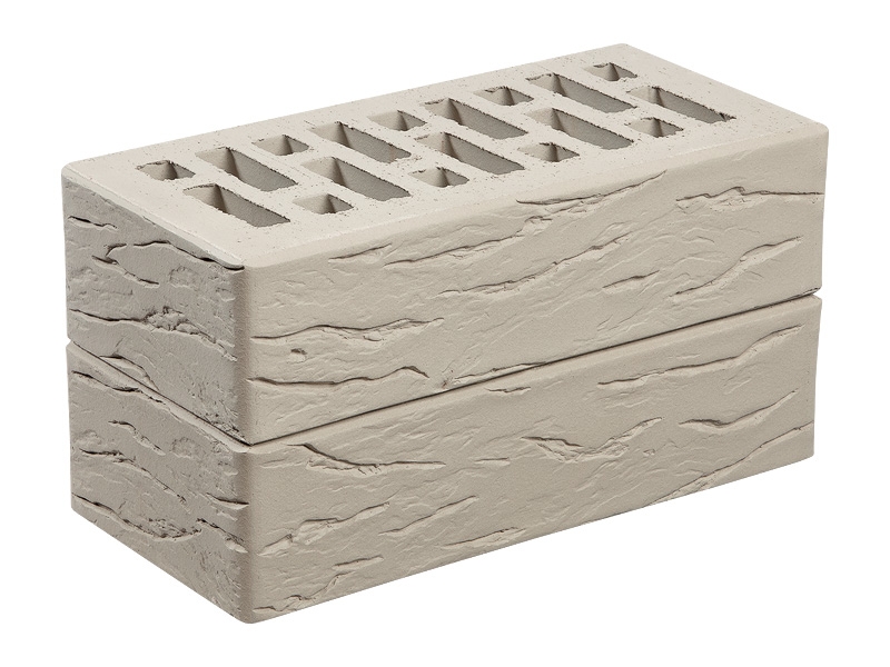 Старооскольский кирпич серый Рустик