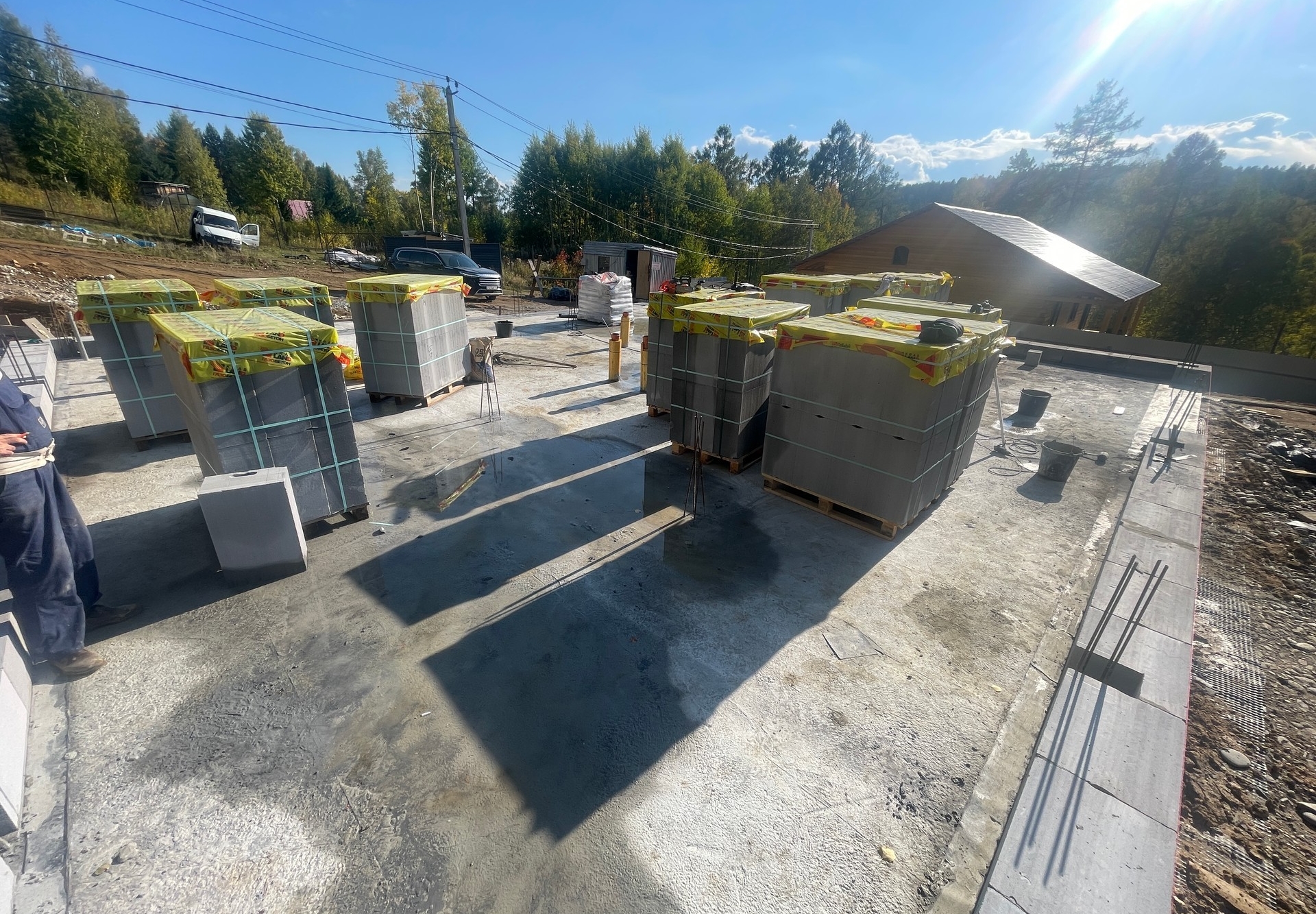 Готовый дом из газобетона