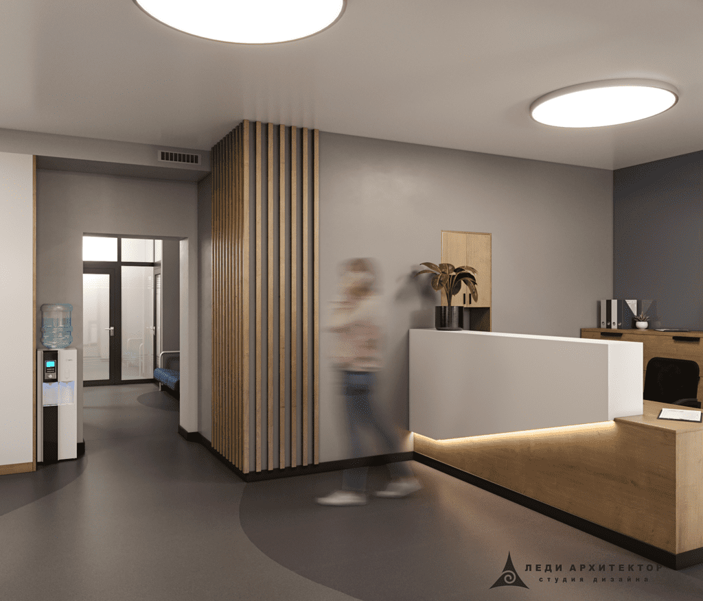 Ресепшен глазной клиники Расческов