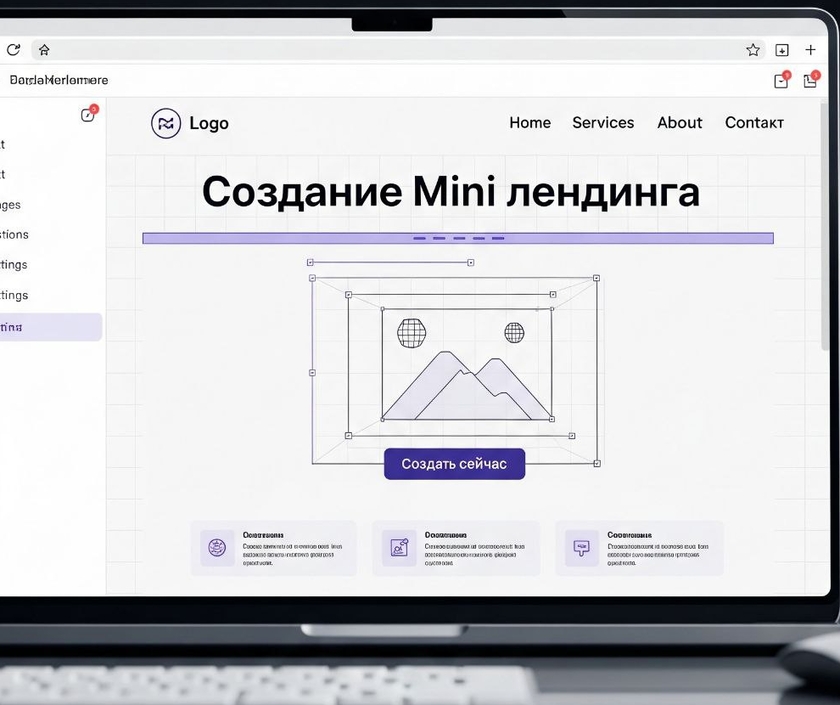 создание мини лендинга