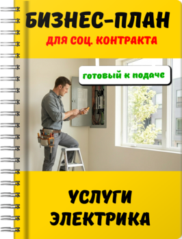 Бизнес-план для социального контракта - Услуги электрика