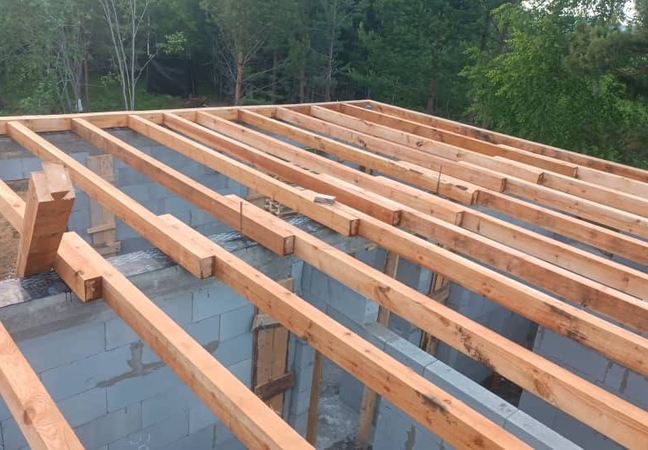 Готовый дом из газобетона