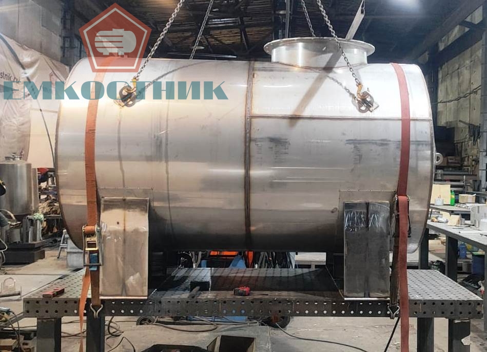 Бак конденсатный БК- V – 1,0 м³ (AISI304 / 0.02 МПа)
