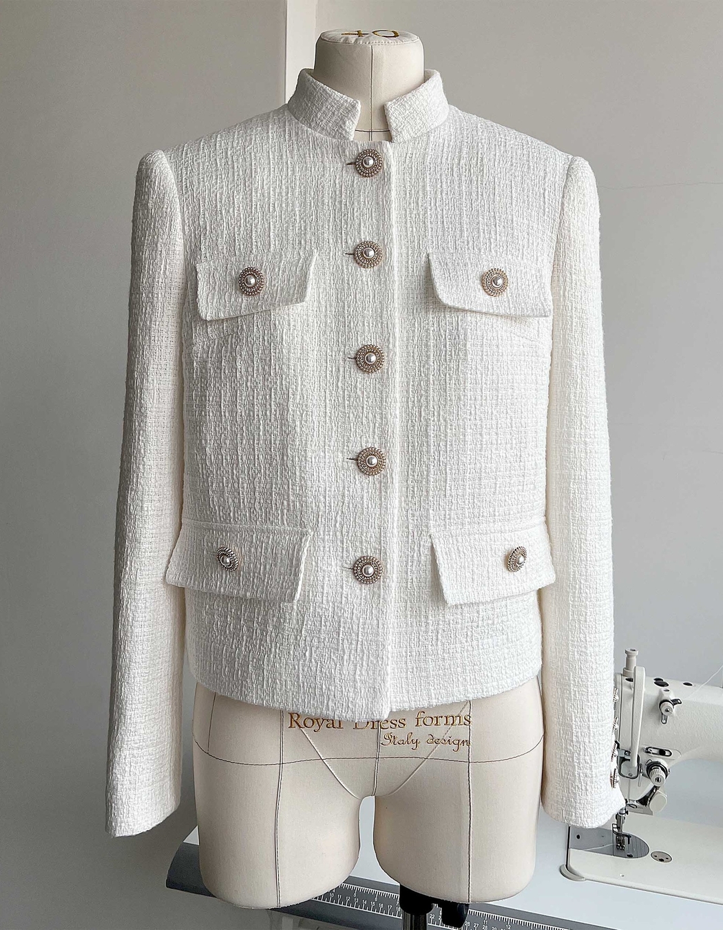 Пошив жакета твидового в стиле old many - atelier.irn