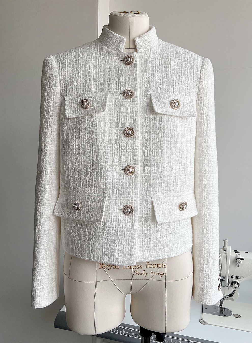 Пошив жакета твидового в стиле old many - atelier.irn