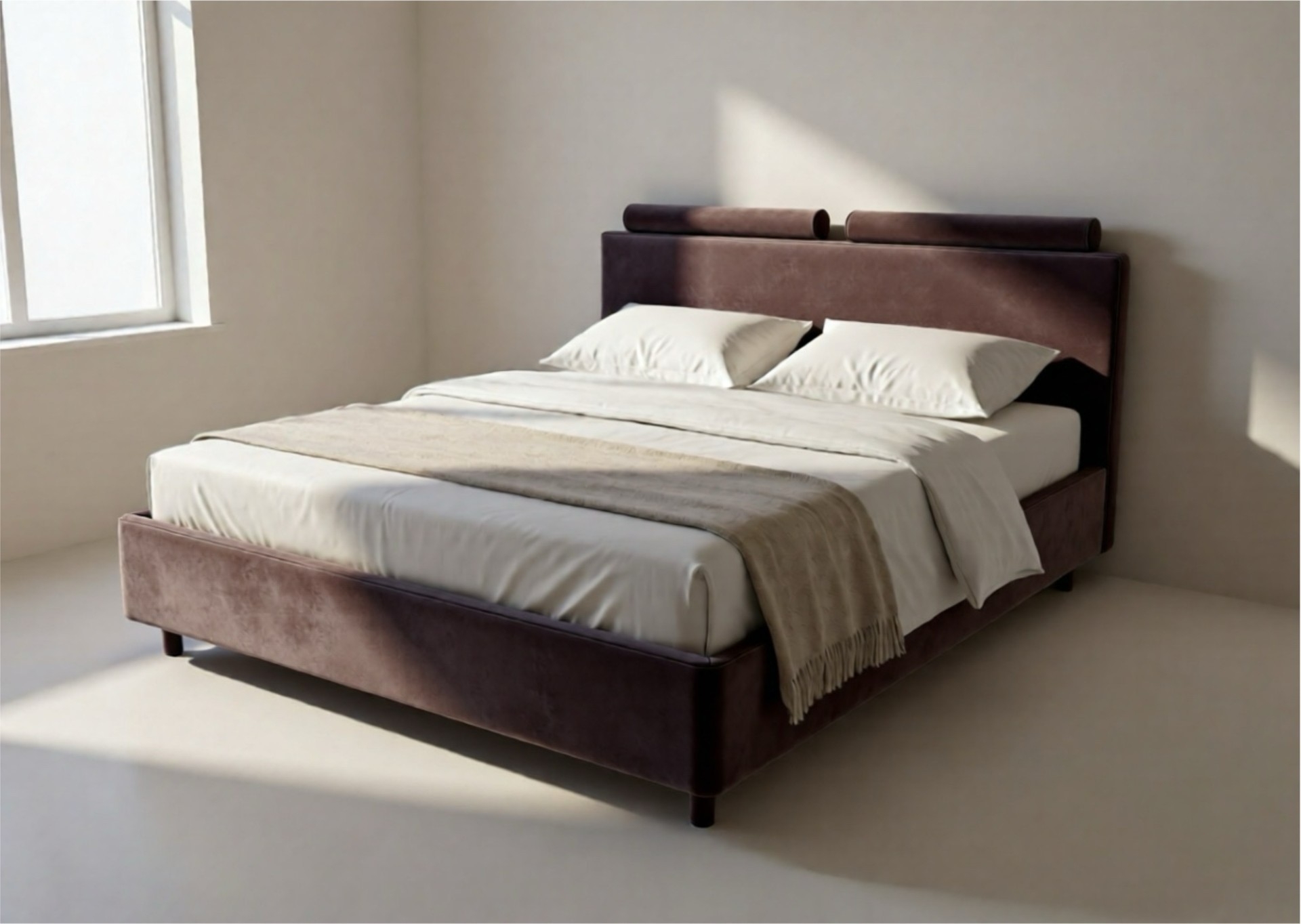 Кровать Санторини. Ателье мягкой мебели MALINO