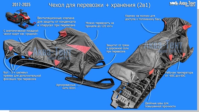 Чехол для снегохода