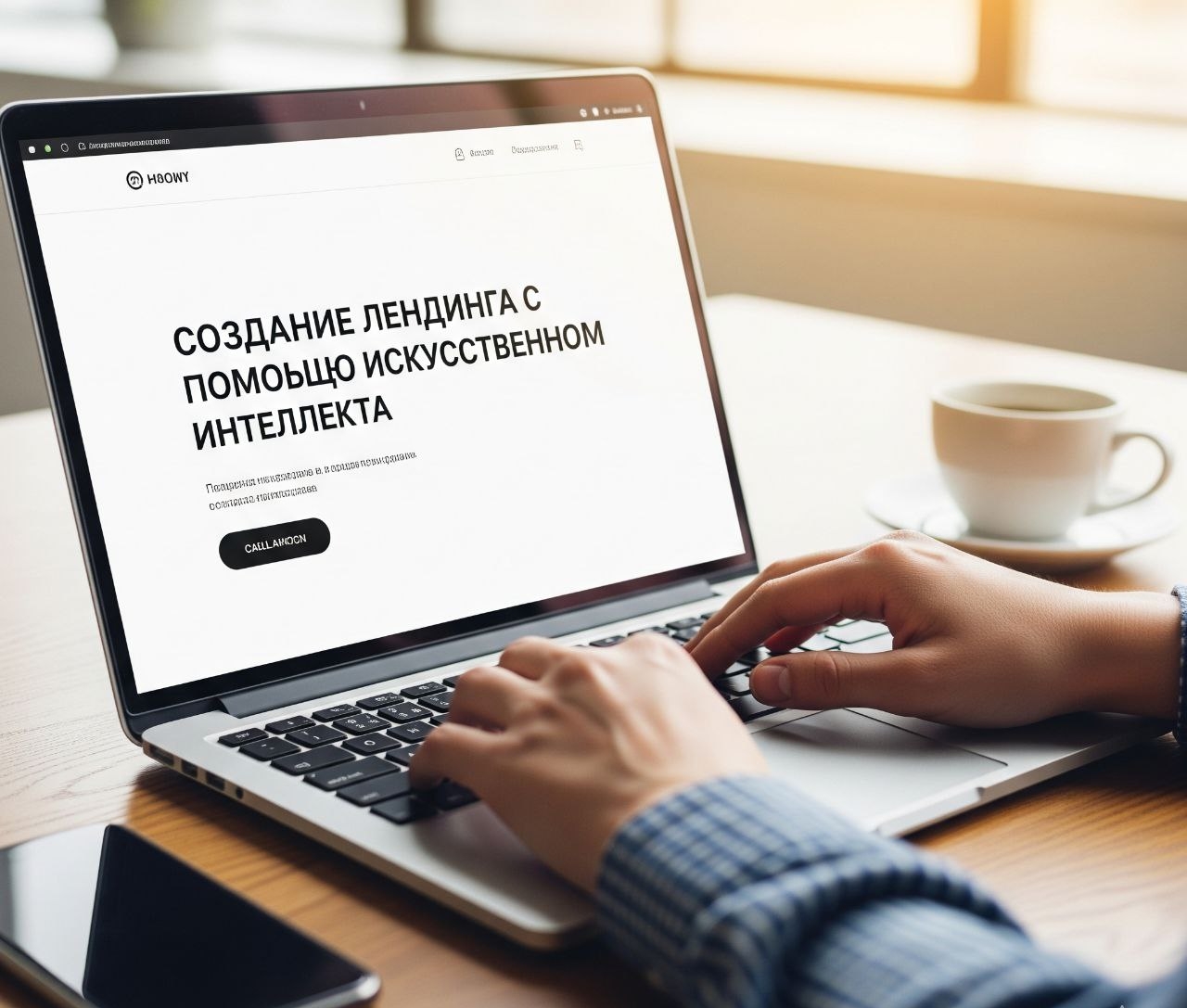 создание лендинга с помощью ии