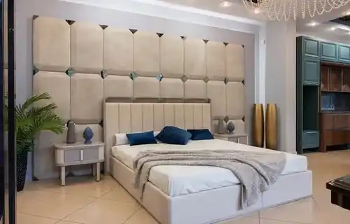 Мягкие стеновые панели нестандартной формы