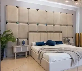 Мягкие стеновые панели нестандартной формы