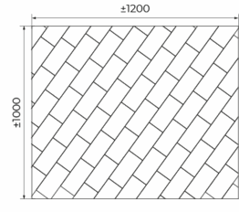 Тротуарная плитка брусчатка схема укладки 7