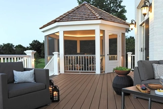 Заборная доска ДПК UnoDeck Patio 140×12 мм