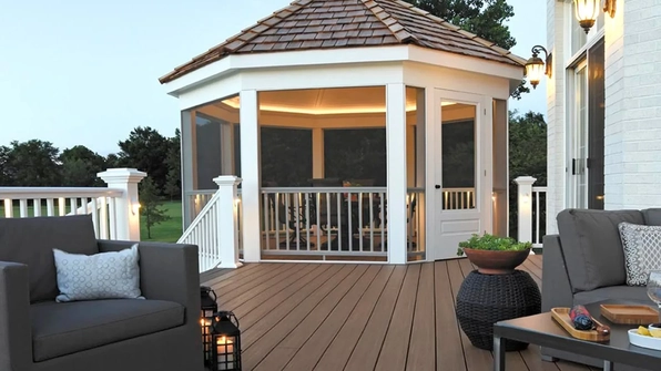 Заборная доска ДПК UnoDeck Patio 140×12 мм