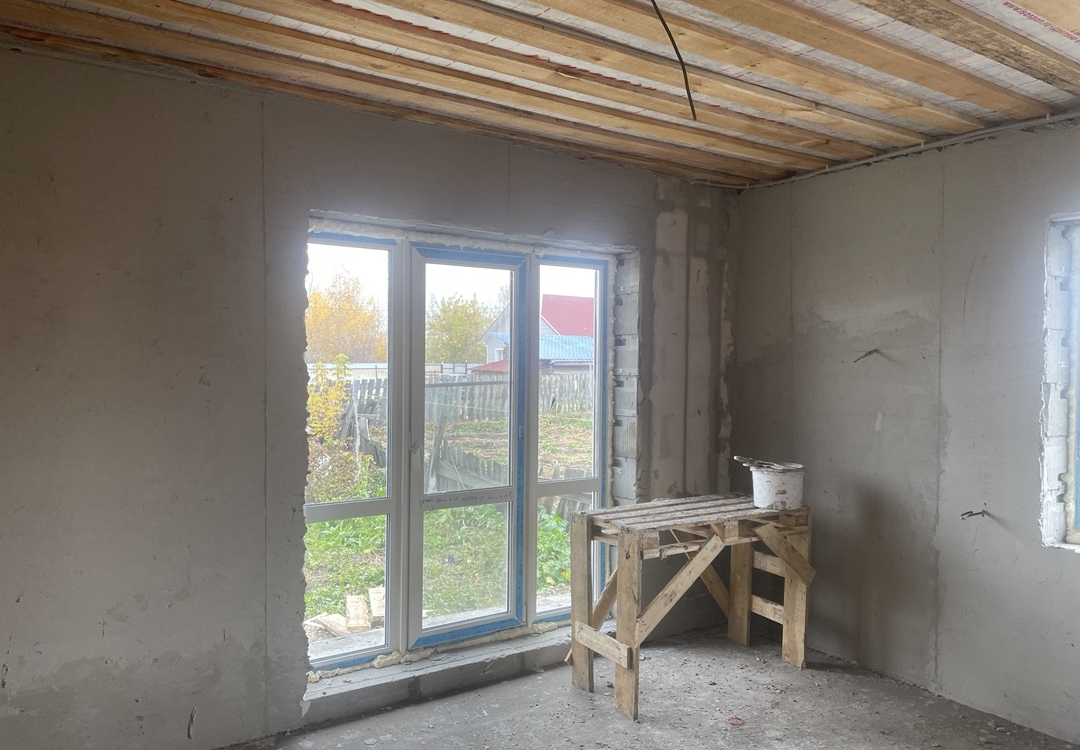 Готовый дом из газобетона