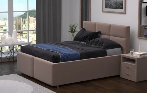 Купить односпальную кровать на заказ Милан 41