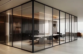 Сплошная интерьерная перегородка